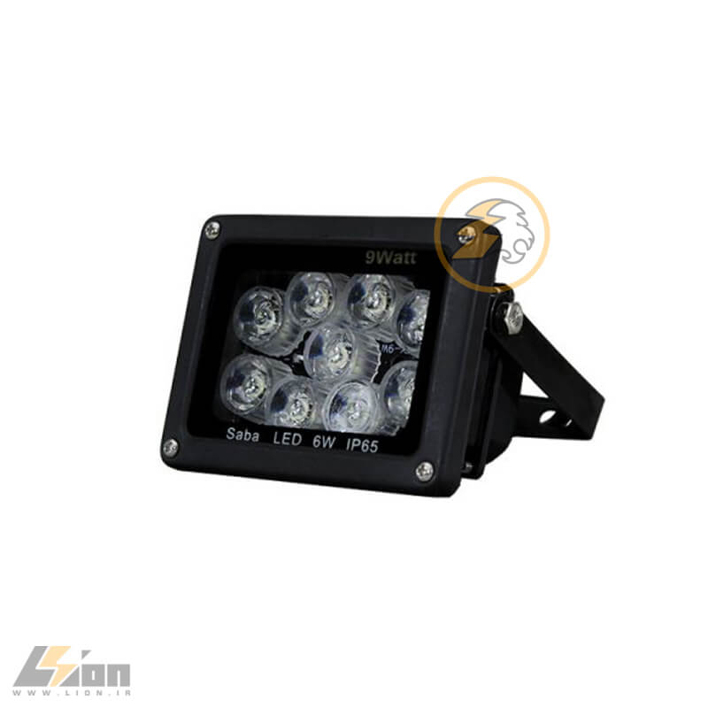 9w-پشتدار-صباترانس-lion.ir پروژکتور 9 وات پاور ال ای دی صبا ترانس - Image 1