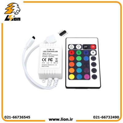 ریموت کنترل ال ای دی 6 آمپر RGB