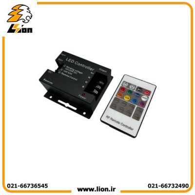 ریموت کنترل ال ای دی آر اف آر جی بی 36 آمپر (RF RGB) برای طراحی دکوراسیون