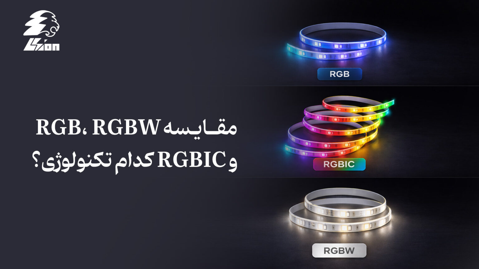 مقایسه RGB، RGBW و RGBIC کدام تکنولوژی؟